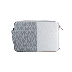 Gray Canvas Crossbody Bag