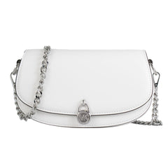 White Leather Shoulder Bag