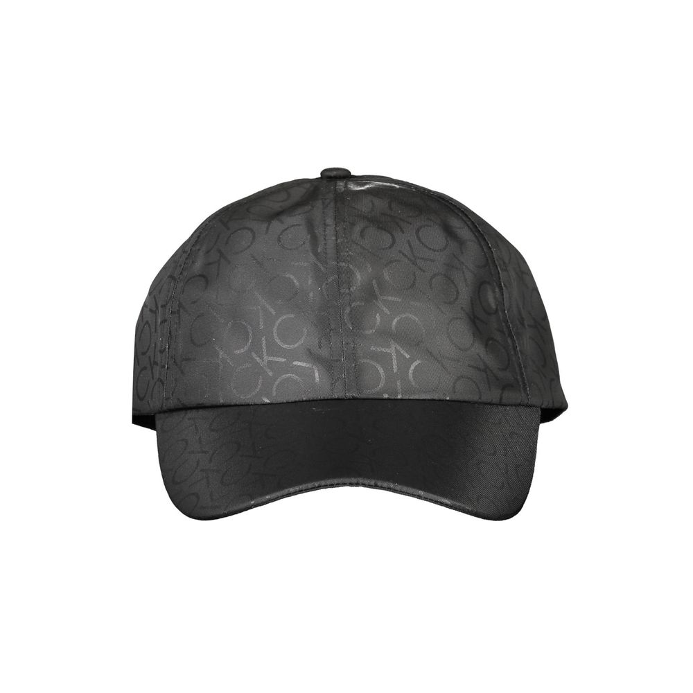 Black Polyester Men Cap