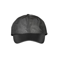 Black Polyester Men Cap