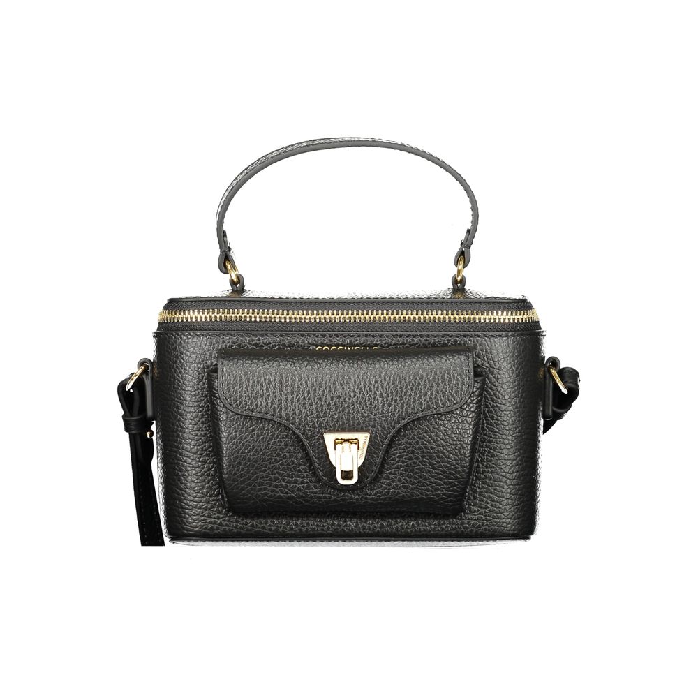 Black Leather Women Handbag