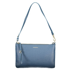 Blu Leather Woman Bag
