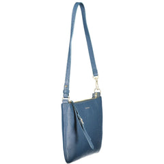Blu Leather Woman Bag