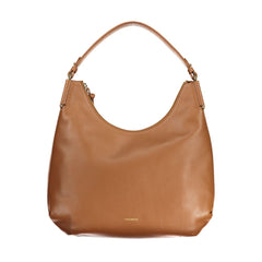 Marrone Leather Woman Handbag