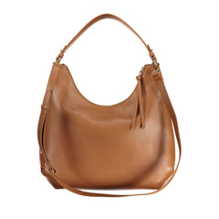 Marrone Leather Woman Handbag