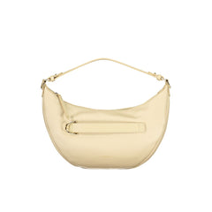 Beige Leather Women Handbag