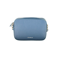 Blue Leather Women Handbag