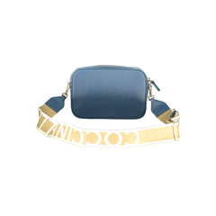 Blue Leather Women Handbag