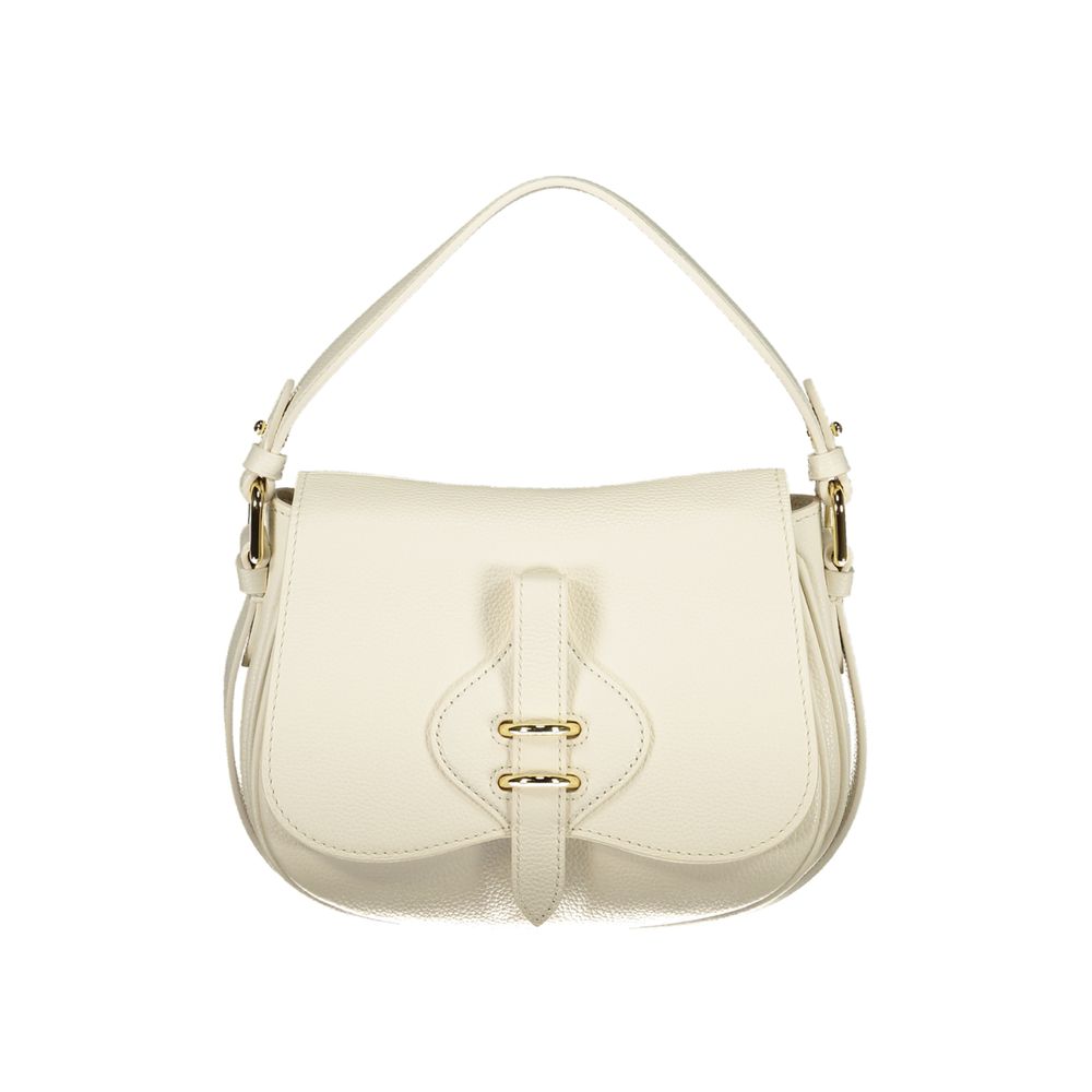 White Leather Handbag