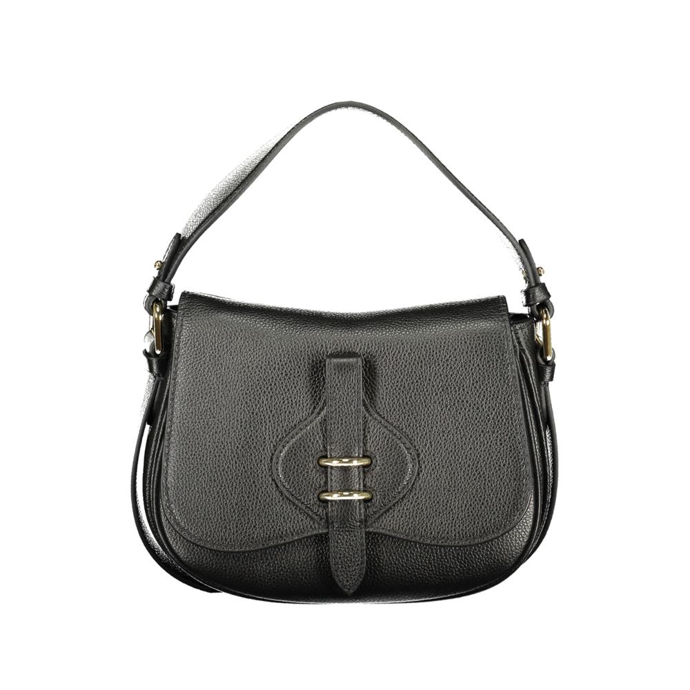 Black Leather Women Handbag