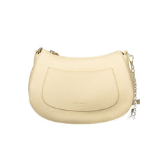 Beige Leather Women Handbag