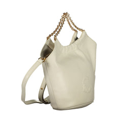 White Leather Woman Handbag