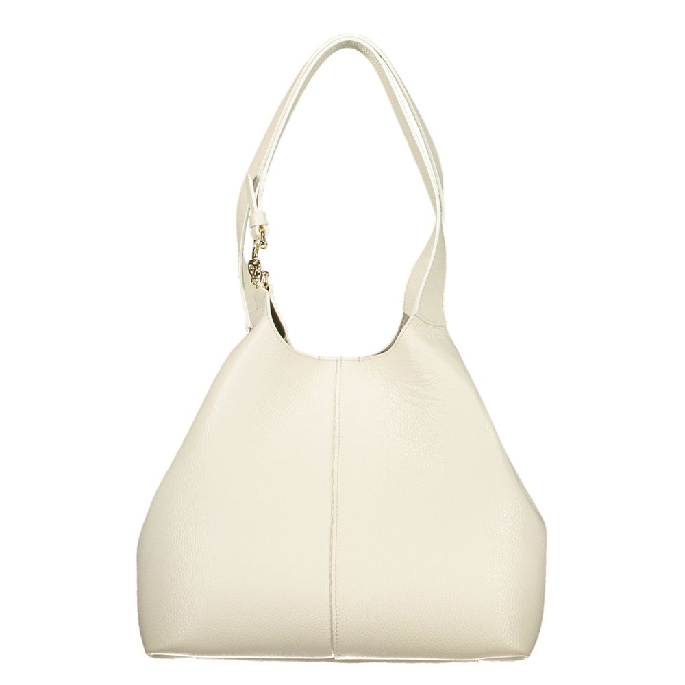 Bianco Leather Women Handbag
