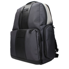 Gray Nylon Backpack