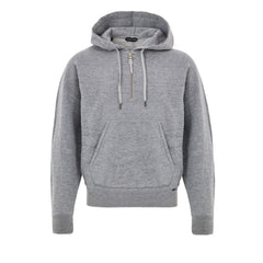 Gray Cotton Hoodie