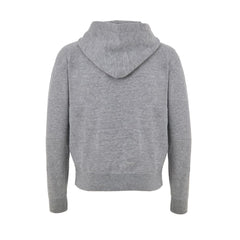 Gray Cotton Hoodie