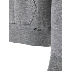 Gray Cotton Hoodie