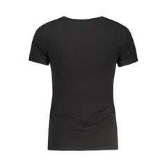 Black Cotton Women's T-Shirt