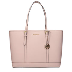 Pink Leather Shoulder Bag