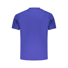 Blue Cotton Men's T-Shirt