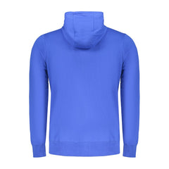 Blue Cotton Men's Hoodie
