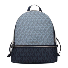 Blue Fabric Backpack