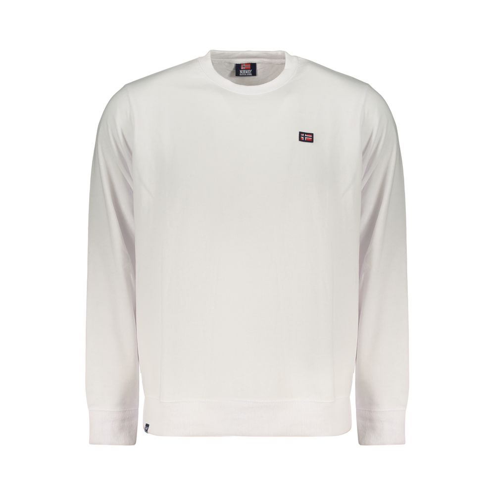 Bianco Cotton Men Sweatshirt
