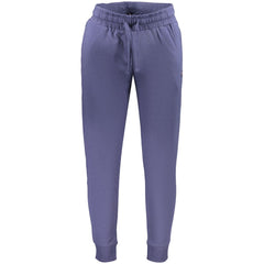 Blue Cotton Men's Track Pant