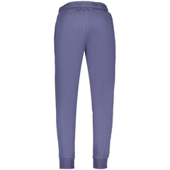 Blue Cotton Men's Track Pant