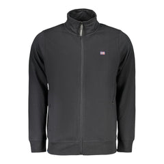 Black Cotton Men's Sweatshirt