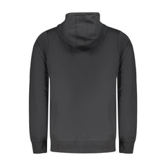 Black Cotton Men's Sweatshirt
