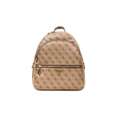 Beige Polyethylene Backpack