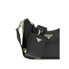Black Calf Leather Bos Taurus Shoulder Bag