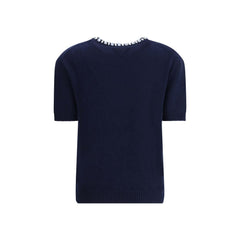 Blue Fleece Wool Sweatshirt