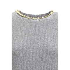 Gray Fleece Wool Sweatshirt
