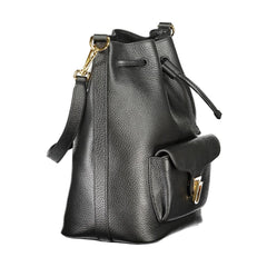 Black Leather Women Handbag