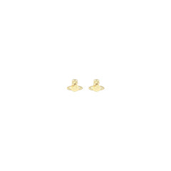 Gold Brass Earrings