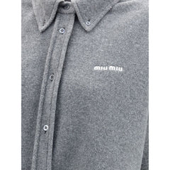 Gray Polyester Shirt