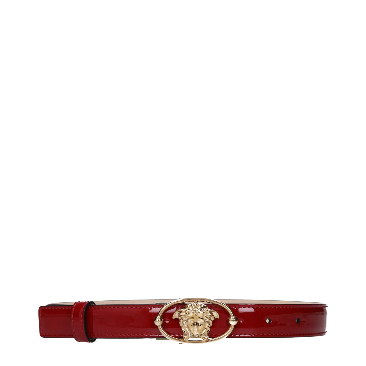 Red Leather Regular Belt