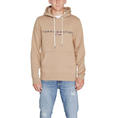 Beige Cotton Hoodie