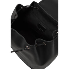 Black Polyethylene Backpack