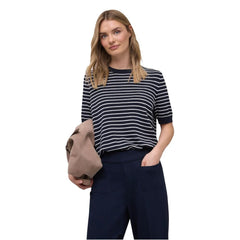 Blue Viscose T-Shirt