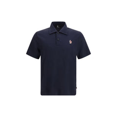 Blue Polyamide Polo Shirt