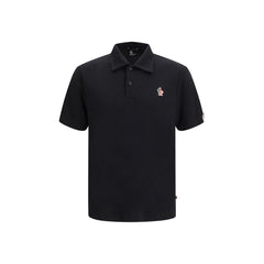 Black Polyamide Polo Shirt