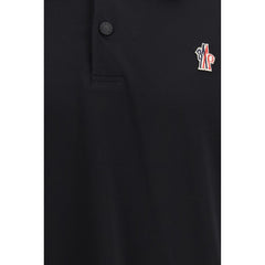 Black Polyamide Polo Shirt