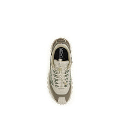 Beige Polyamide Athletic Sneakers