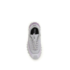 Purple Polyamide Athletic Sneakers