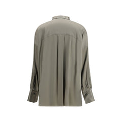 Bicolor Silk Shirt