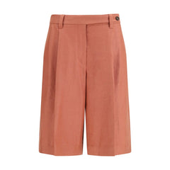 Multicolor Viscose Bermuda Shorts
