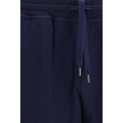 Blue Cotton Bermuda Shorts